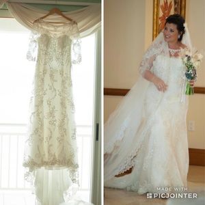 Lace Maggie Sottero Wedding Dress